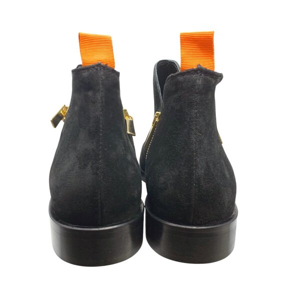 NEW*** Beautiisoles by Robyn Shreiber Alessandra Suede Dual Zip Booties - Picture 10 of 11